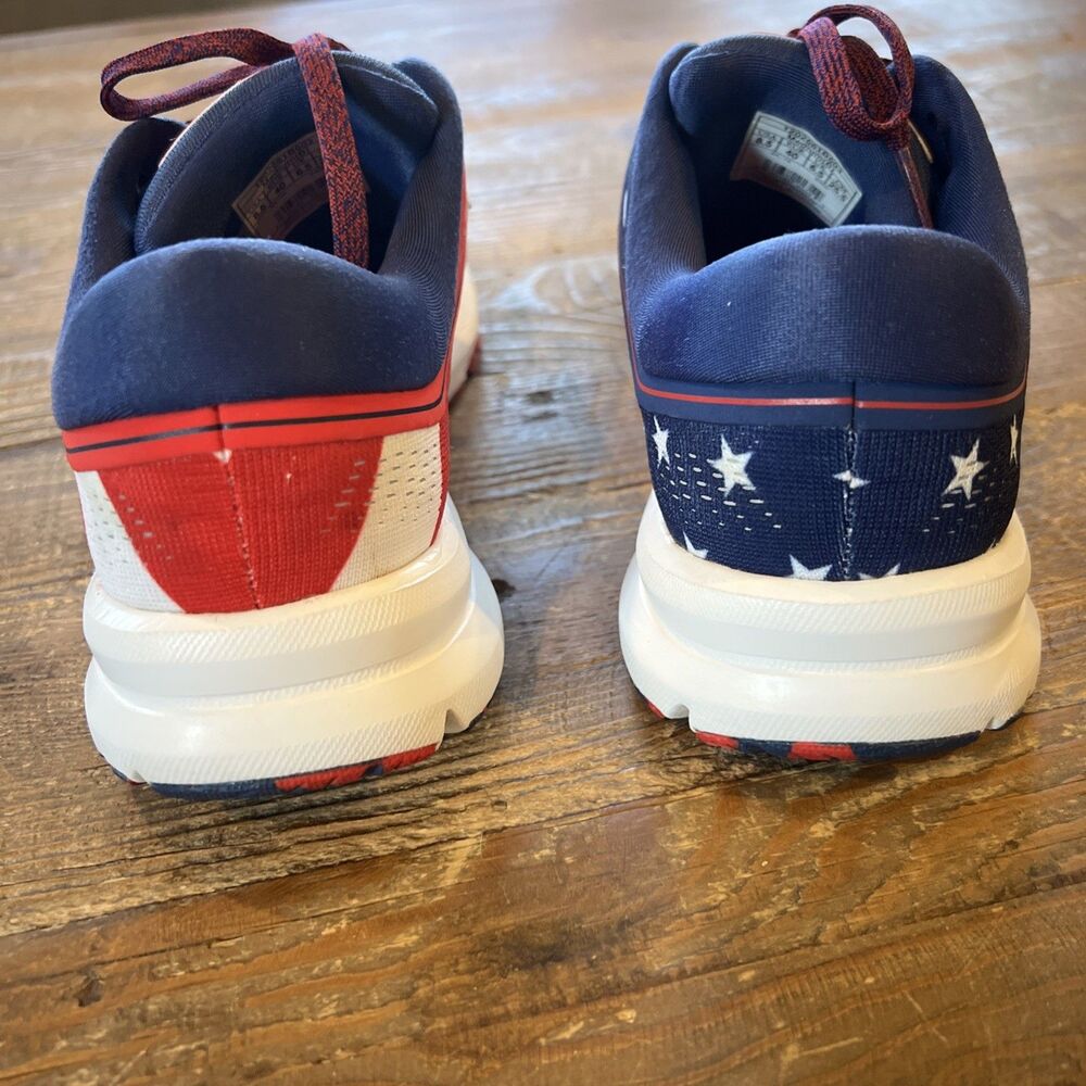 Brooks Launch 5 Victory USA Stars Stripes Womens 8.5 B Running Shoes Sneaker - Picture 4 of 12